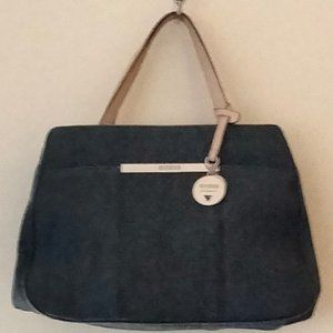 Guess Ebony Denim Satchel